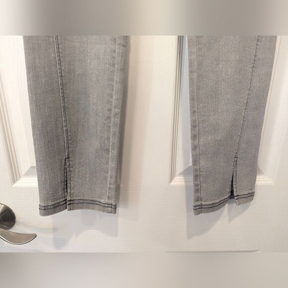 Nic+Zoe New gray slim fitting denim jeans ankle length pullon NWT stretch sz 4 - Picture 7 of 12